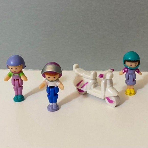 Vintage Polly Pocket Bluebird 1994 Scooter Fun - Picture 1 of 3
